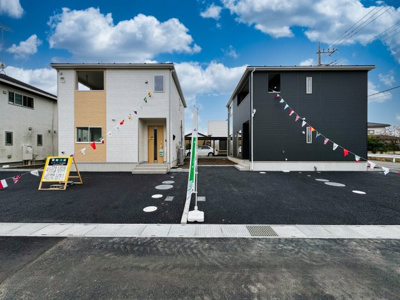 【外観】 | クレイドルガーデン　太田市新野町 第1　2号棟 | ついに建物完成いたしました！ぜひ一度ご見学ください♪