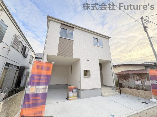 三郷市戸ヶ崎　新築戸建　全1棟の外観|カースペース2台可能な新築戸建