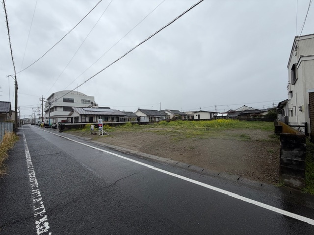 北諸県郡三股町大字樺山の売地の前面道路含む現地写真