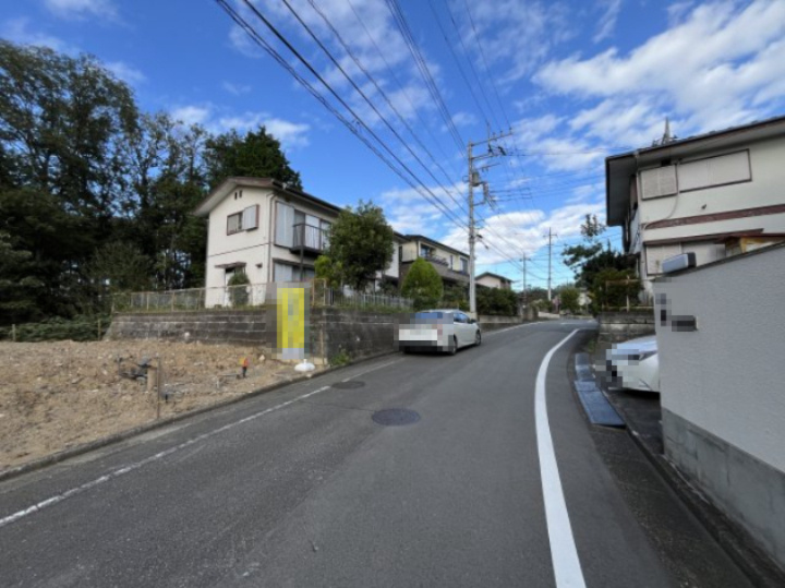 祝：成約済み　八王子市　片倉町　売地　７期の前面道路含む現地写真|～仲介手数料無料☆八王子ひなた不動産～八王子市片倉町　売地