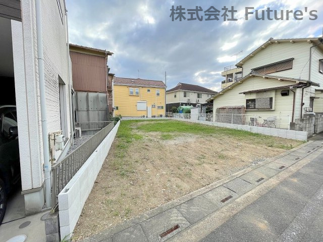 三郷市栄3丁目　建築条件無し売地の外観|現地の写真になります。