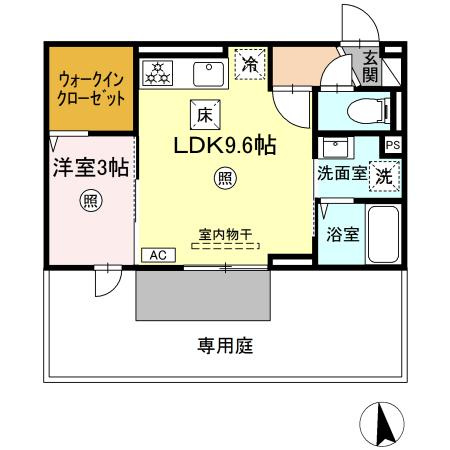【間取り】 | D-ROOM柳川駅前