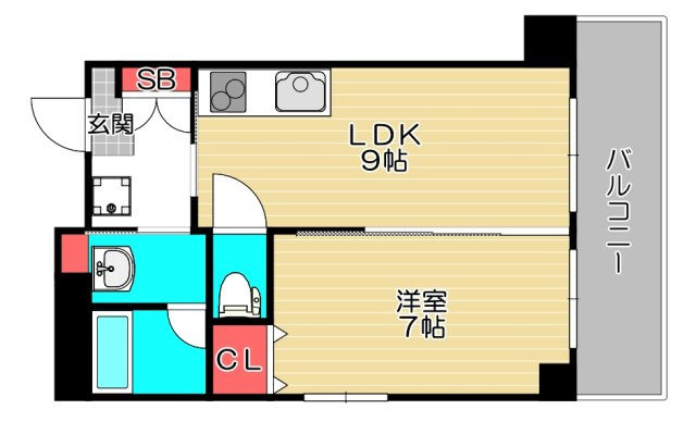 エル・セレーノ住之江の間取り
