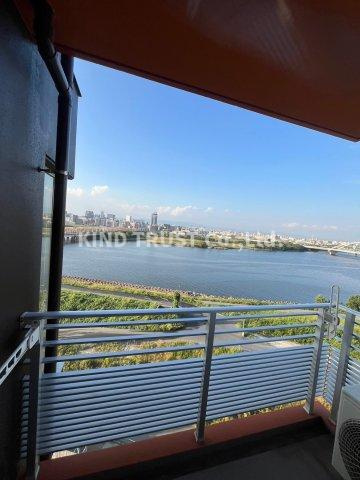 リバープレイス梅田北のバルコニー|陽当たり良好なバルコニーです