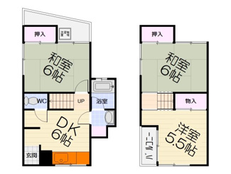 【間取り】 | 草部戸建