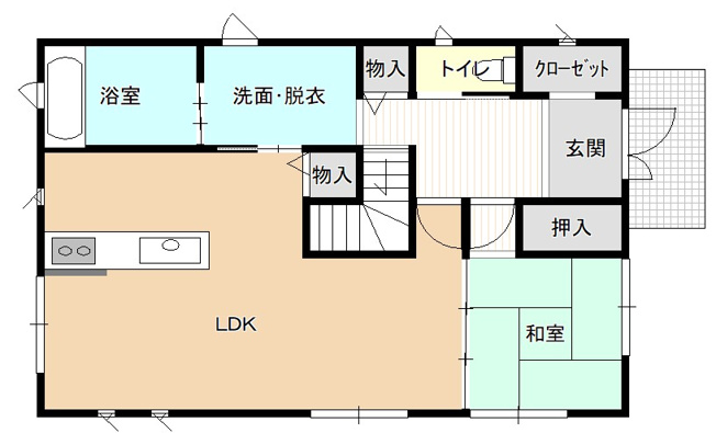 【間取り】 | 山形市飯田4丁目　中古戸建