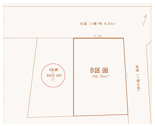 【区画図】 | 【仲介手数料５２０万円が無料！】■等々力駅６分■高台の角地