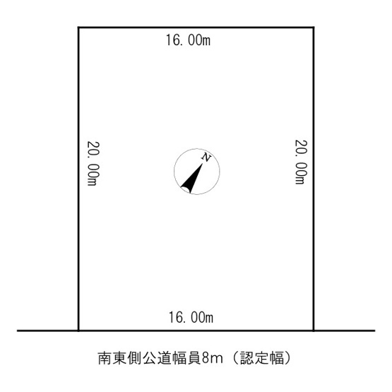 【土地図】 | 北見市上ところ３５８番８９　売地