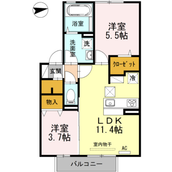 シュトラールの間取り
