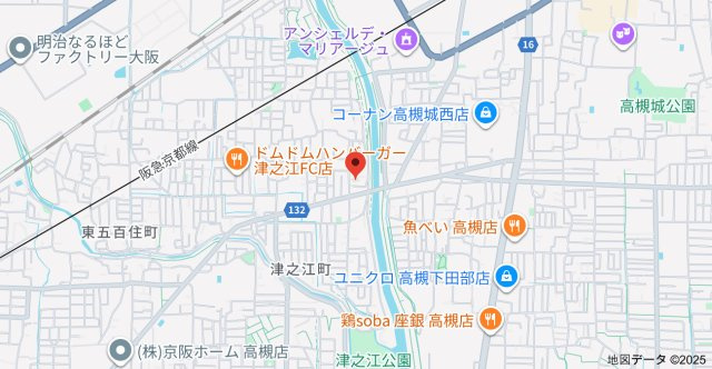 津之江パークハイツの地図