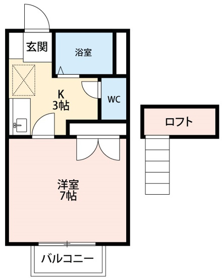 【間取り】 | 柴田ハイツA