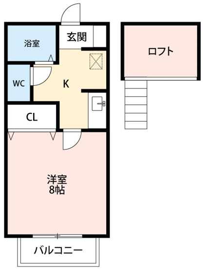 【間取り】 | 柴田ハイツB