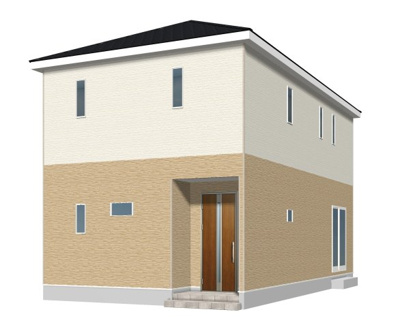 【外観パース】 | クレイドルガーデン宇部市床波第２（１号棟） | 完成予想図です。