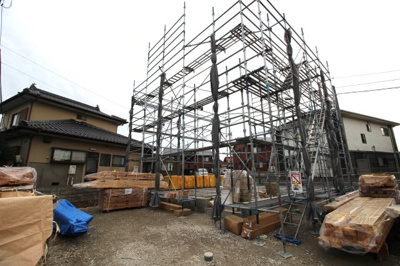 【外観】 | クレイドルガーデン宇部市床波第２（２号棟） | 現地(2024年10月24日撮影)
まもなく上棟致します。
