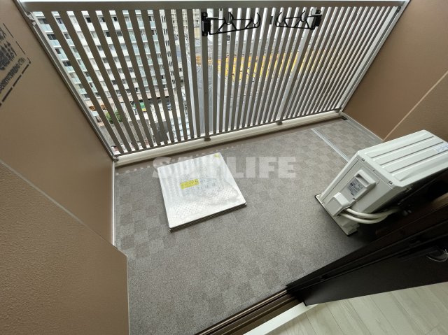 Luxe布施北Ⅲのバルコニー