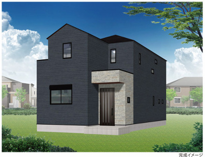 【外観パース】 | 海老名市国分北2丁目 新築戸建て 全1棟【仲介手数料無料】