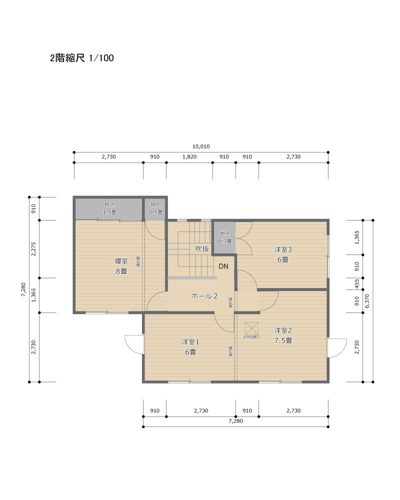 網走市錦町29-166戸建の間取り