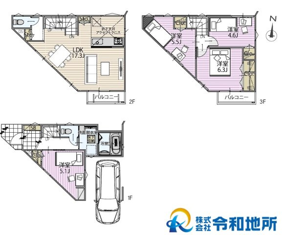 新築戸建　茅ヶ崎市出口町の間取り