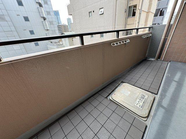 ライオンズステージ麻布のバルコニー