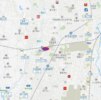 【地図】 | 宇都宮市西川田町　土地