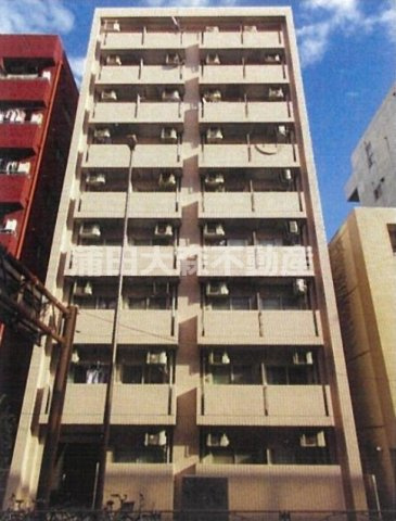 ベルザ平和島2の外観|1986年12月築　SRC鉄骨鉄筋コンクリート造地上9階建て総戸数36戸の人気賃貸マンション
京浜急行本線平和島駅と大森町駅近の東京都大田区大森東1丁目