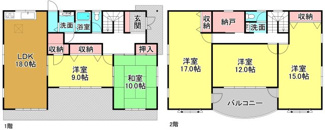 【間取り】 | 大津市大物618-14、626-35　中古戸建