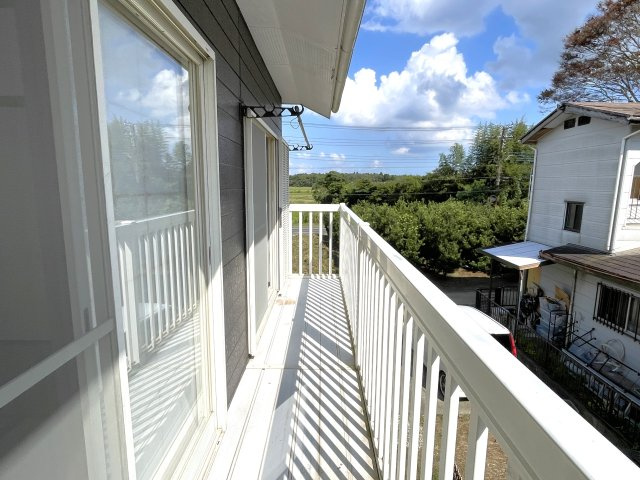 Mハイツのバルコニー