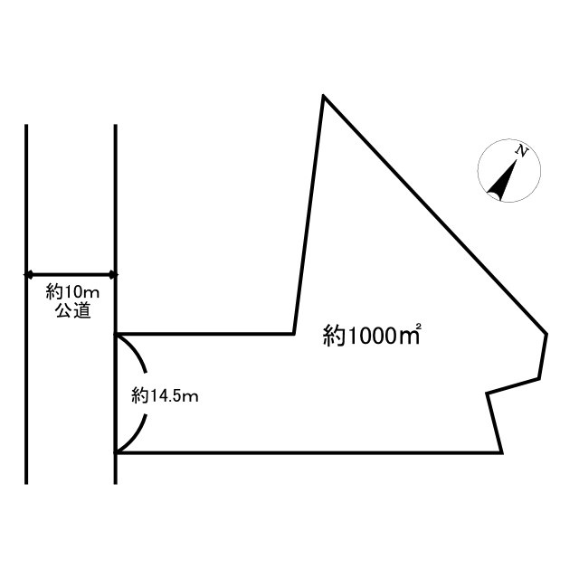 東松山市松葉町4丁目 売地302坪の土地図|広々1000㎡！共同住宅や介護施設も余裕をもって建設できます。