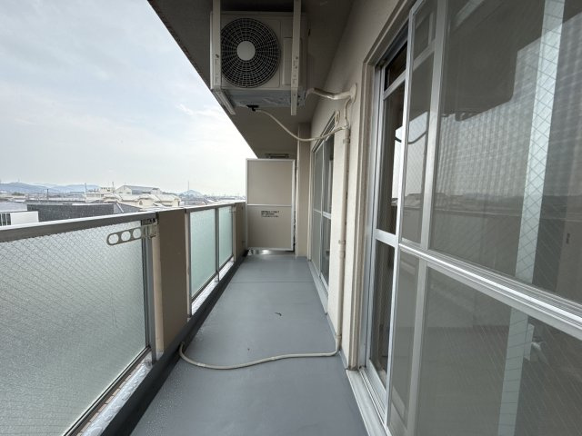 龍野中村コーポのバルコニー