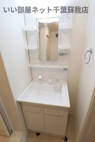 AJ蘇我Ⅱ の洗面所|使いやすい洗面所です
