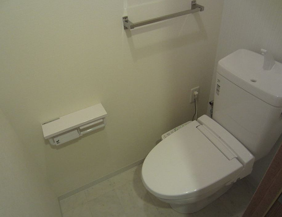 岸和田市下野町３丁目の賃貸マンションのトイレ|コンパクトで使いやすいトイレです
