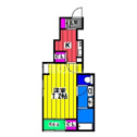 【間取り】 | ネオ・ブライト那珂Ⅲの間取り