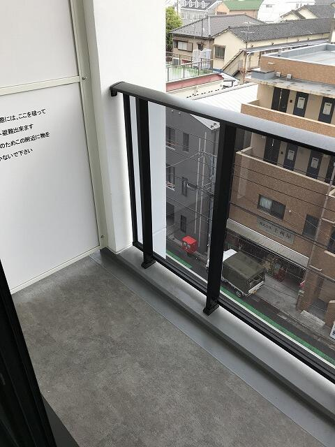 クレストコート大塚のバルコニー