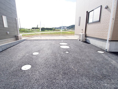 【駐車場】 | Cradle garden　二本松市杉田町第５　２号棟