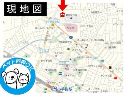 仲介手数料無料　オレンジコート小手指の地図