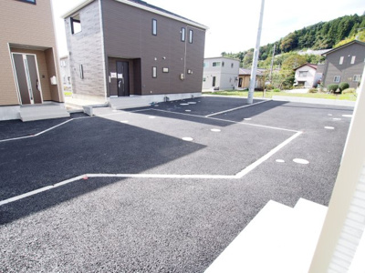 【駐車場】 | Cradle garden　二本松市杉田町第５　４号棟