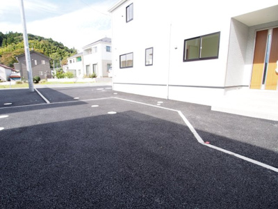 【駐車場】 | Cradle garden　二本松市杉田町第５　４号棟