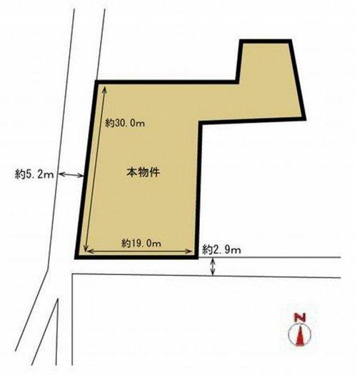 紙町　土地の土地図