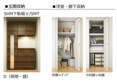 熊本市東区長嶺西３丁目の賃貸マンションの収納