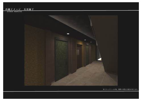 熊本市東区長嶺西３丁目の賃貸マンションのロビー