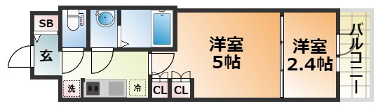 神戸元町Noahの間取り
