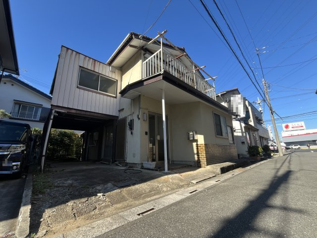 事務所店舗付貸戸建の外観|★事務所店舗付★礼金敷金ゼロ★駐車場２台無料★エアコン２台★