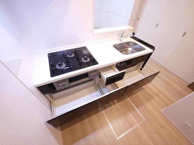 アレグリアのキッチン|お料理しやすいキッチンです