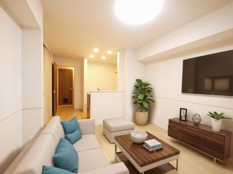 アレグリアの居間・リビング|CGで家具等を配置したもので家具等は含まれません。