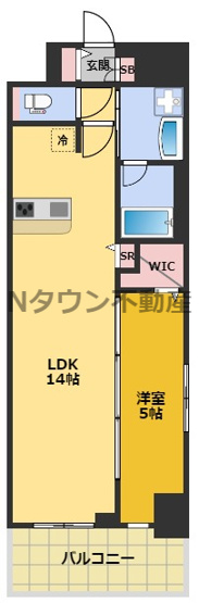 【間取り】 | La’a Kea徳川(ラアケア徳川) | 間取りです。