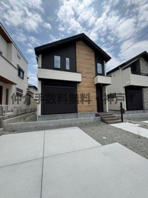 【外観】 | 神戸市西区美賀多台5丁目　新築戸建2号棟　仲介手数料無料！ | 外はこのようになっています