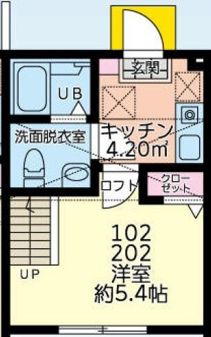 ミ・カーサ横浜立場の間取り