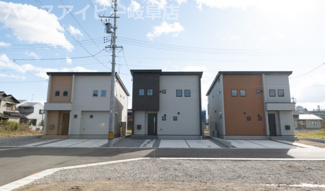 【外観】 | 瑞穂市穂積新築建売全3棟！長期優良住宅・耐震等級3・省令準耐火構造です♪太陽光発電システム搭載！ | 瑞穂市穂積新築建売全3棟！長期優良住宅・耐震等級3・省令準耐火構造です♪太陽光発電システム搭載！オール電化住宅！