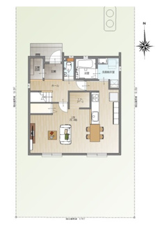 【間取り】 | 瑞穂市穂積新築建売全3棟！長期優良住宅・耐震等級3・省令準耐火構造です♪太陽光発電システム搭載！ | 瑞穂市穂積新築建売全3棟！長期優良住宅・耐震等級3・省令準耐火構造です♪太陽光発電システム搭載！オール電化住宅！