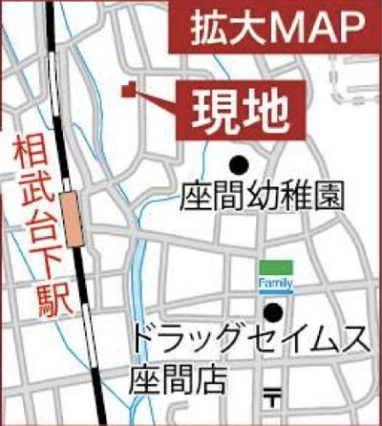 相模原市南区新戸　新築4棟の地図
